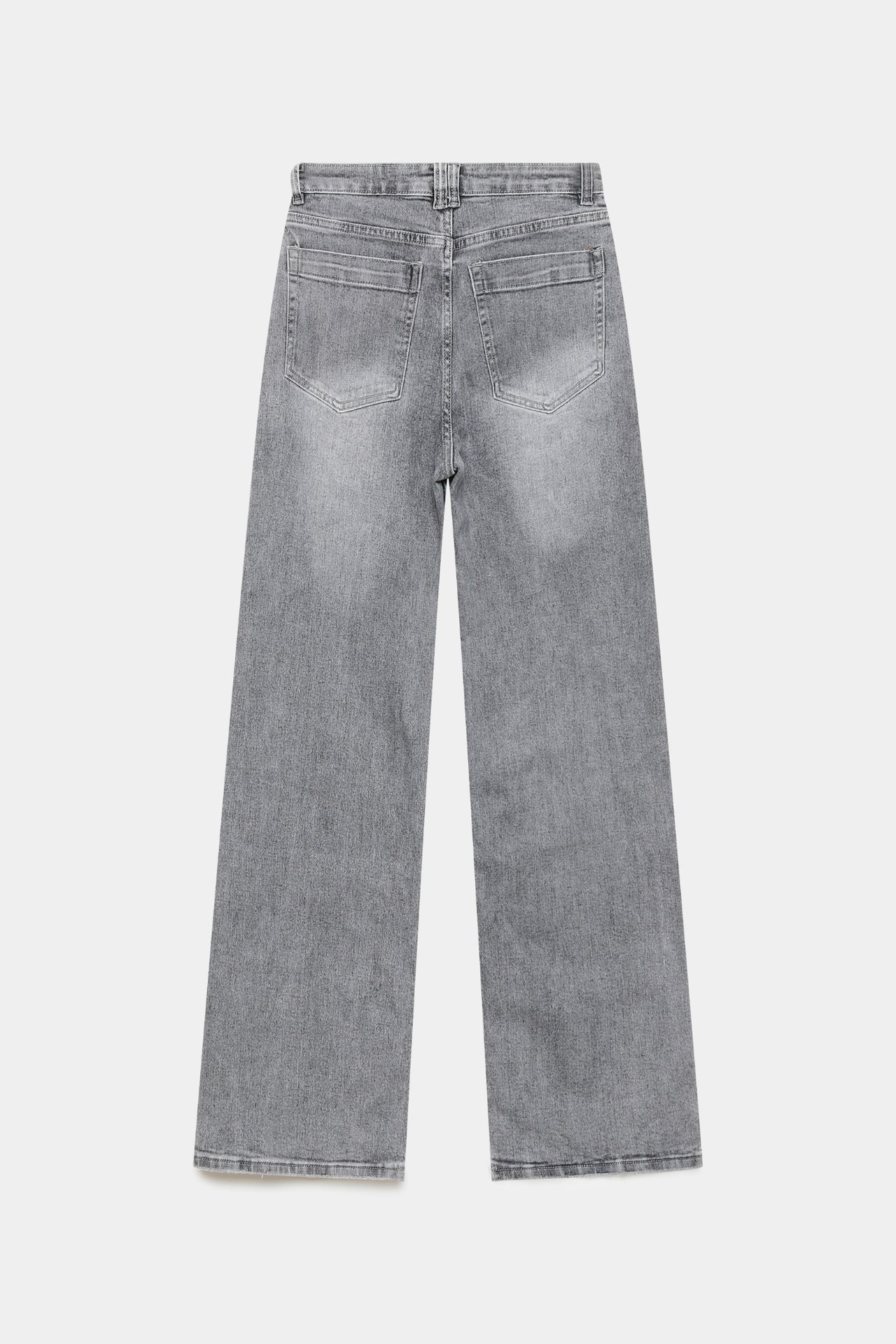 Pantalón denim gris diseño