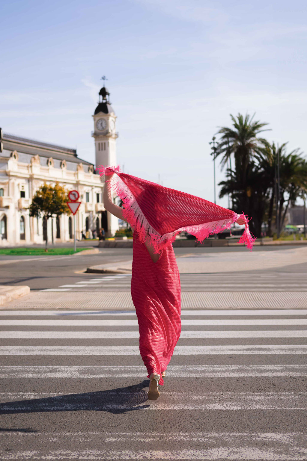 Vestido Martínez fresa